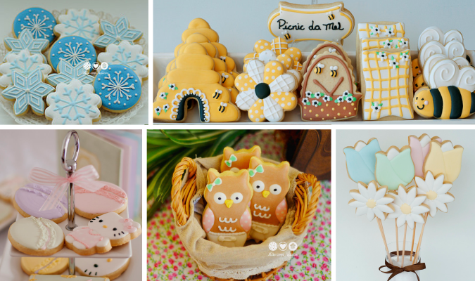 biscoitos decorados em festas infantis