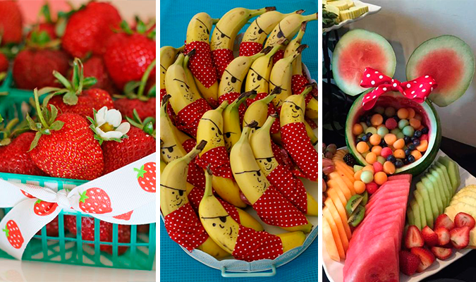 Frutas em festa infantil - ideias criativas