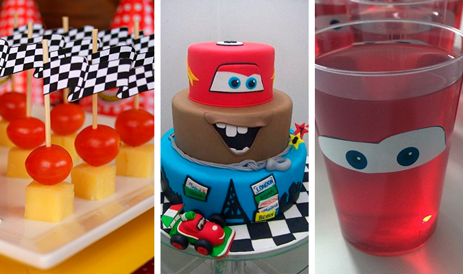 INSPIRAÇÕES DE BOLOS PARA FESTA INFANTIL NO TEMA CARROS, DA DISNEY