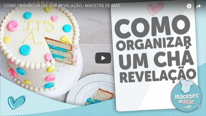 como organizar um chá revelação