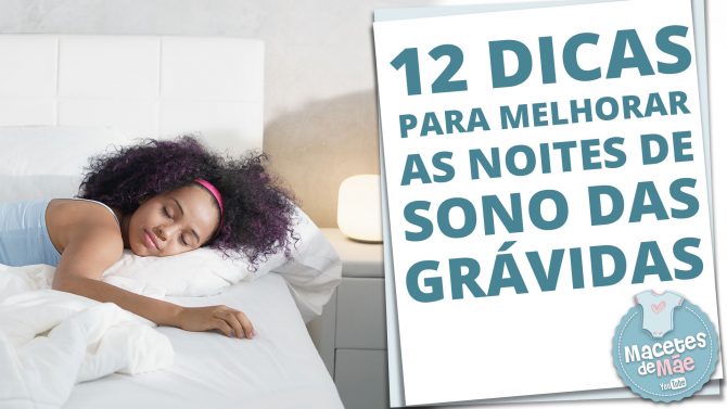 dicas para dormir melhor na gravidez