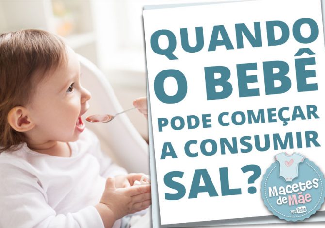 bebê pode consumir sal