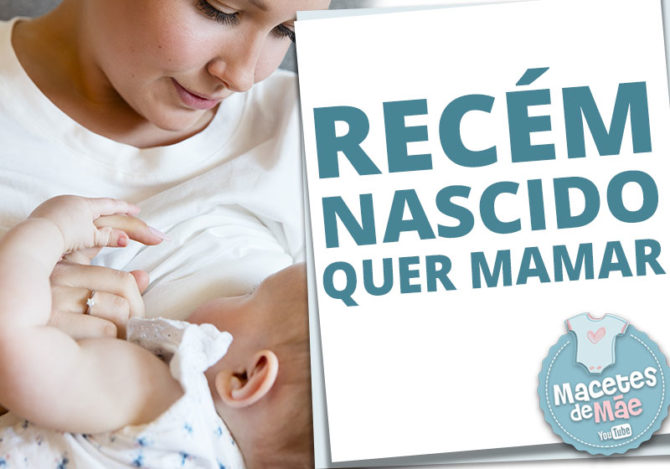 recém nascido quer mamar
