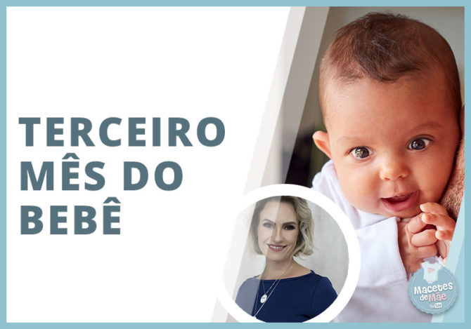 curiosidades sobre o bebê de três meses