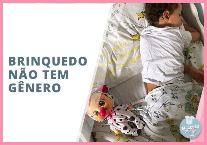 menino que gosta de brinquedo de menina