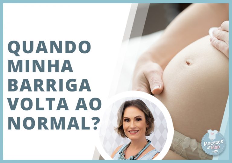 Barriga pós-parto: quando volta ao normal | Macetes de Mãe