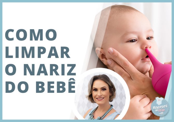 Como limpar o nariz do bebê