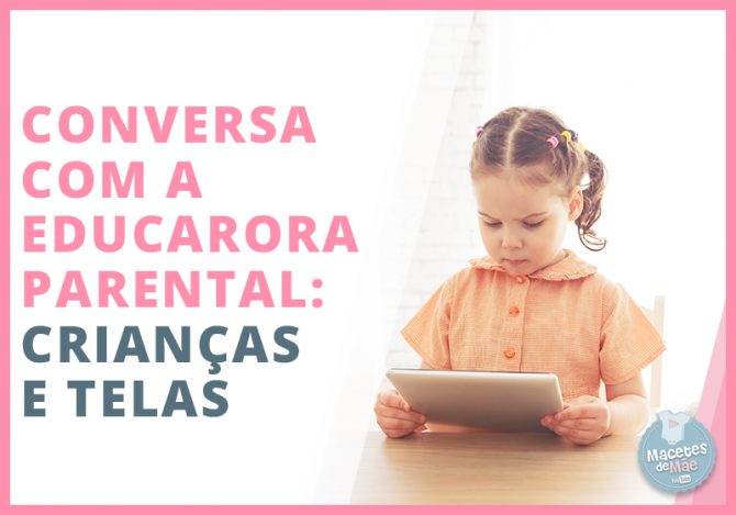 crianças e telas