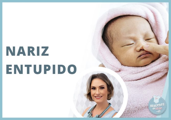Recém-nascido com nariz entupido