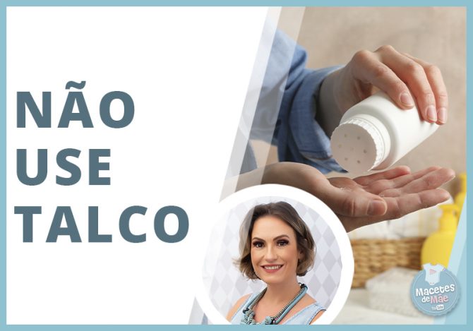 Talco em bebês