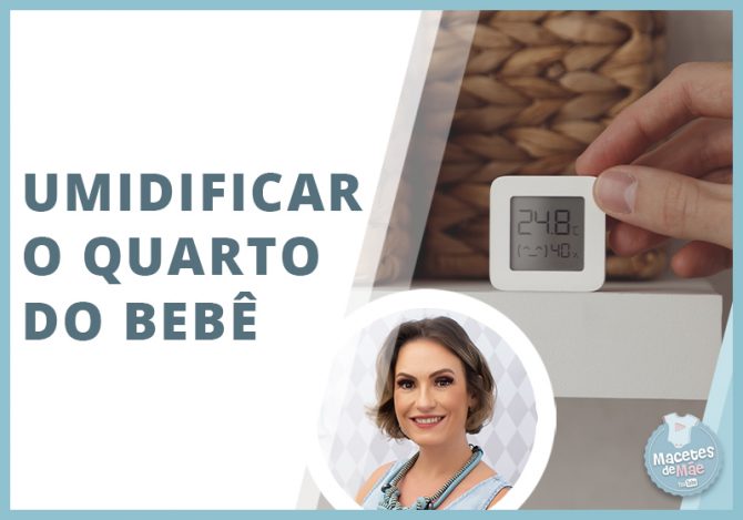 Umidificador no quarto do bebê