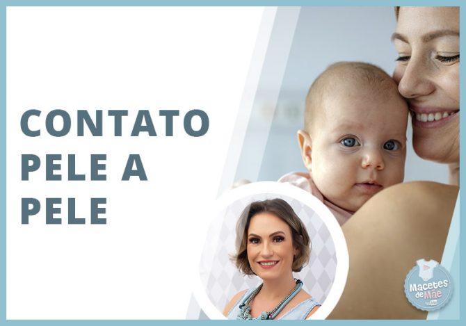 contato pele a pele entre mãe e bebê