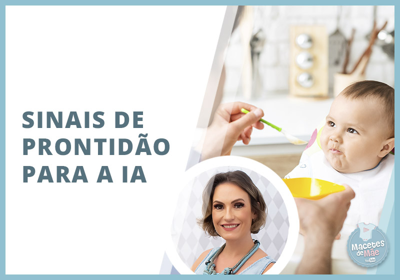 SINAIS DE QUE O BEBÊ ESTÁ PRONTO PARA A INTRODUÇÃO ALIMENTAR
